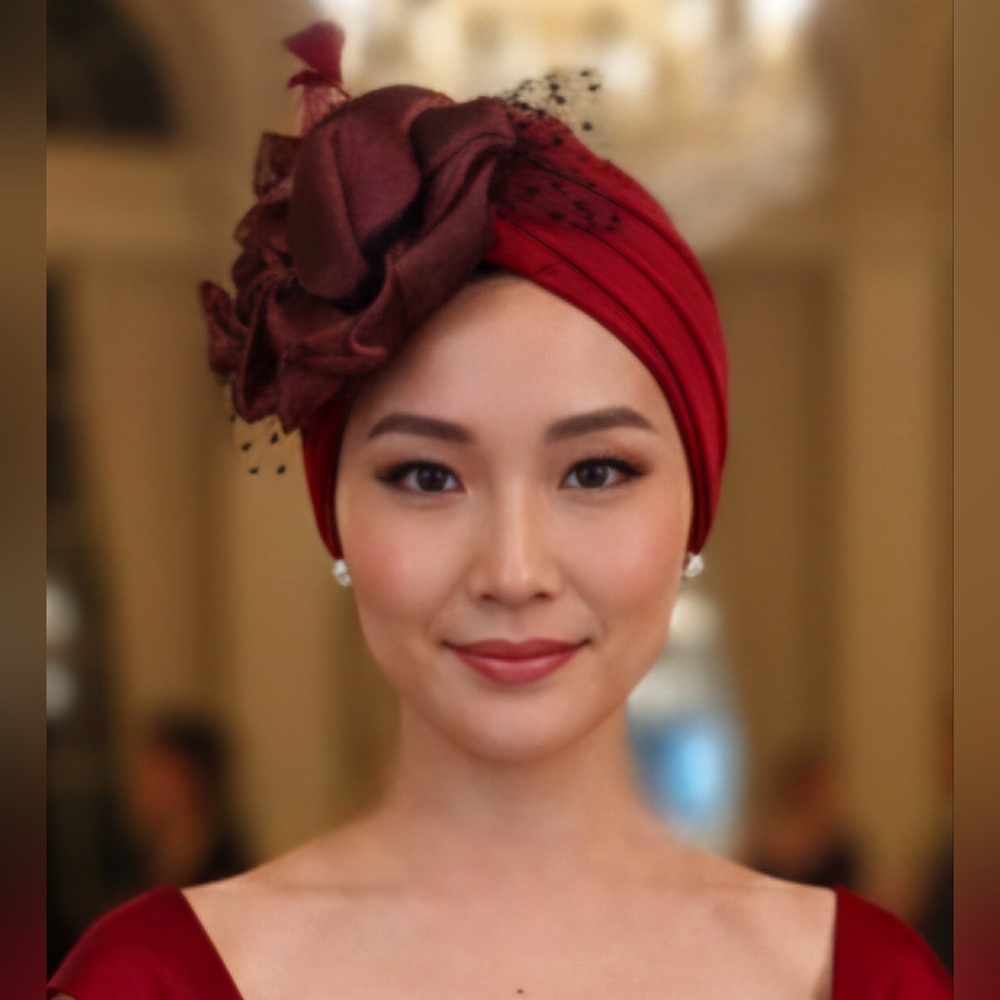 Elegant Women's Fancy Turban High Faahion Style Chemo Alopecia Cultural Faith